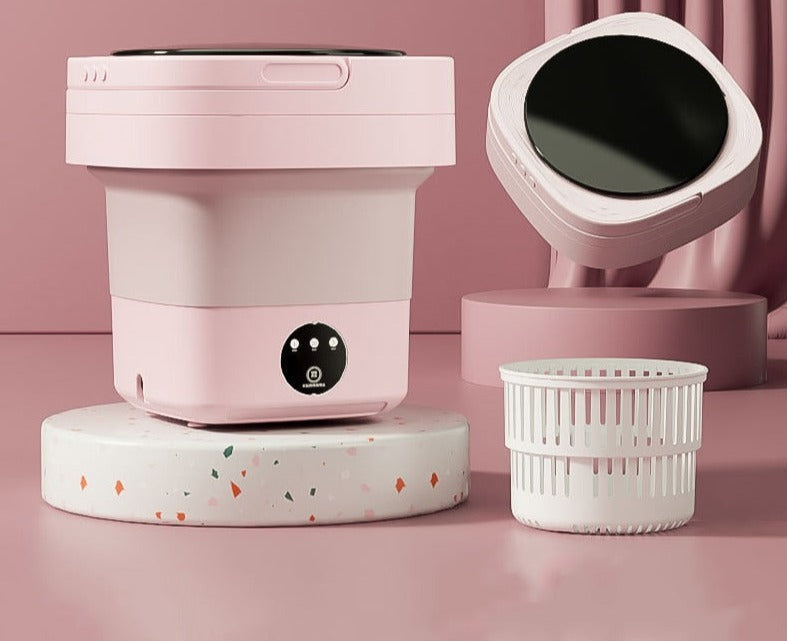 FoldaWash - De Handige Opvouwbare Mini Wasmachine met Droger - Groen