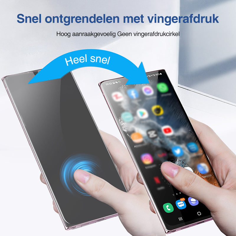 Premium schermbeschermfolie met installatiedoos voor Galaxy S23 Ultra