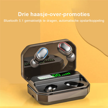 Bluetooth-headset met vierkant gat