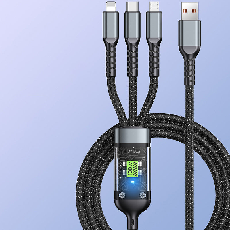 Supersnel opladen 3-in-1 datakabel