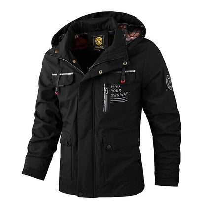 Sammy Jackson™ Winterparka met Fleecevoering | Winddicht jack met capuchon