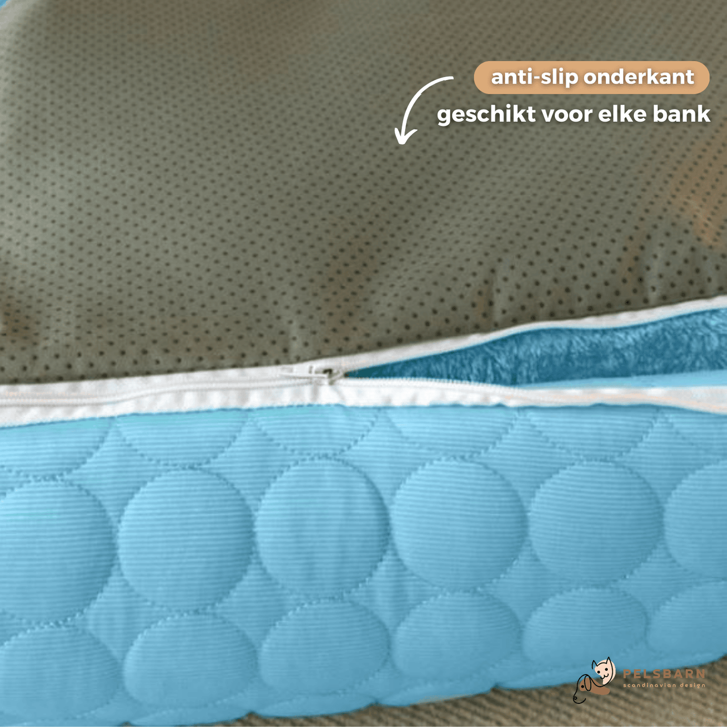 Verkoelend Honden Bed - Lichtblauw