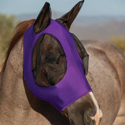 HorseSafe - Paardenmasker Anti-Vlieggaas - Blauw