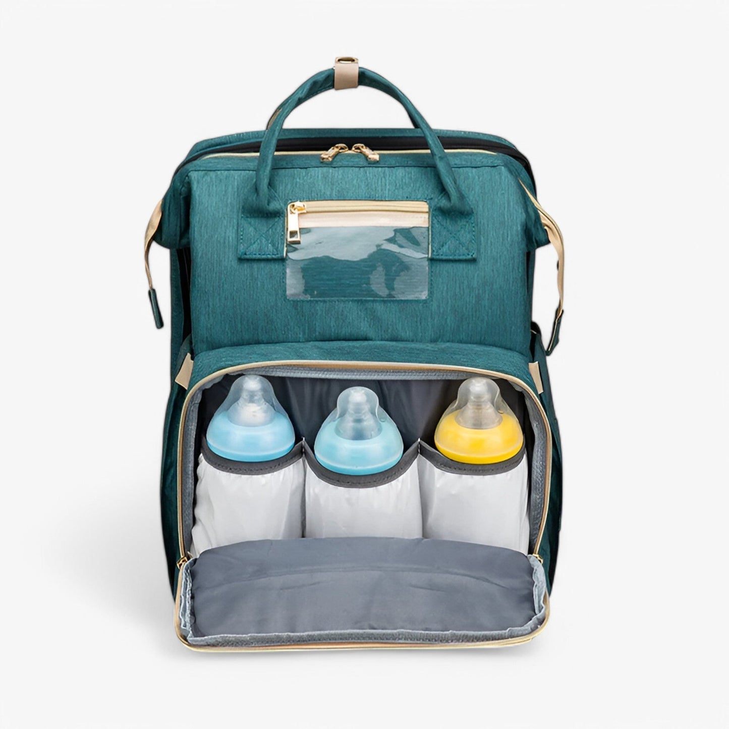 2-in-1 Luiertas met Uitklapbaar Verschoonbedje – Ruime Baby Organizer voor Onderweg