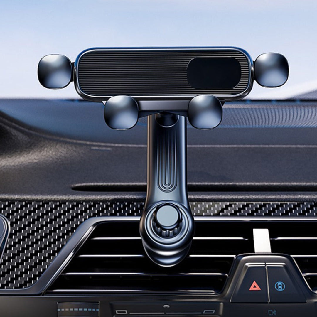 PhoneMount - Telefoonhouder voor in de Auto - Zwart