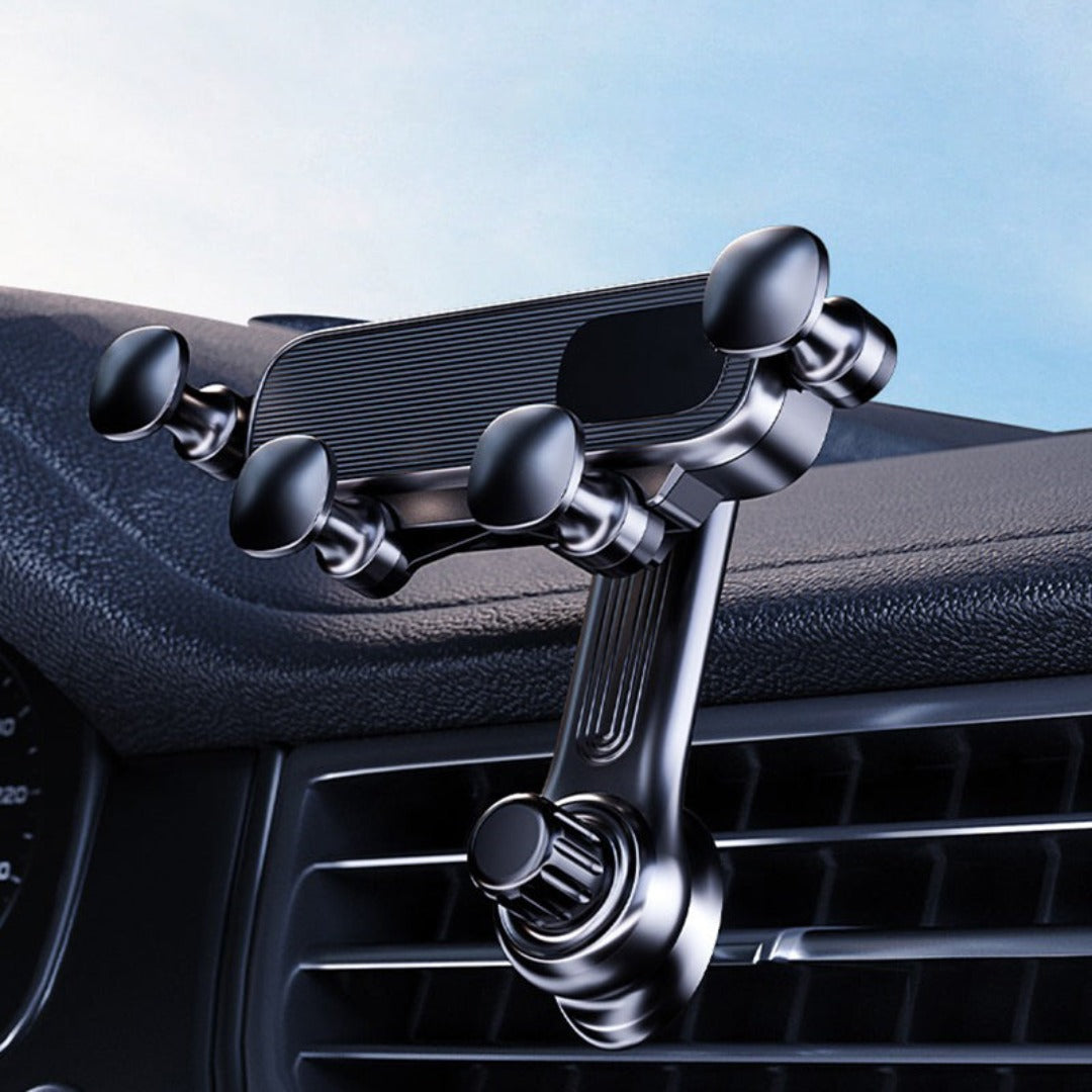 PhoneMount - Telefoonhouder voor in de Auto - Zwart