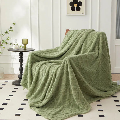 FleeceBlanket - Warme Deken van Reistextiel Fleece - Grijs
