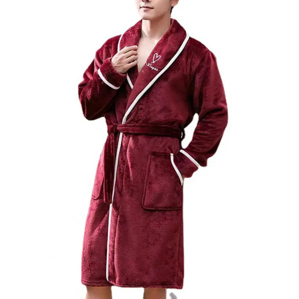Sammy Jackson™ Fuzzy Badjas | Comfy flanellen badjas voor mannen