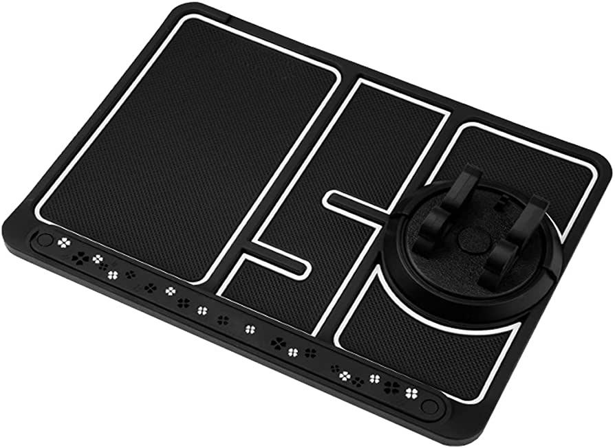 DriveDeck - Mat voor Telefoonhouder op Dashboard - Rood