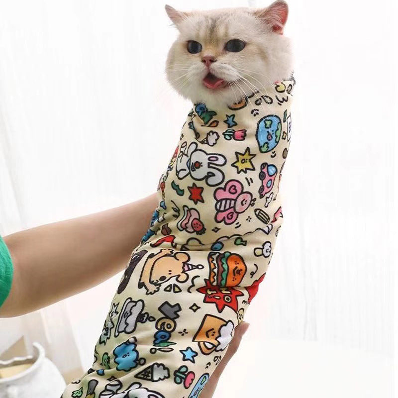 Anti-kras en anti-bijt kattendoek