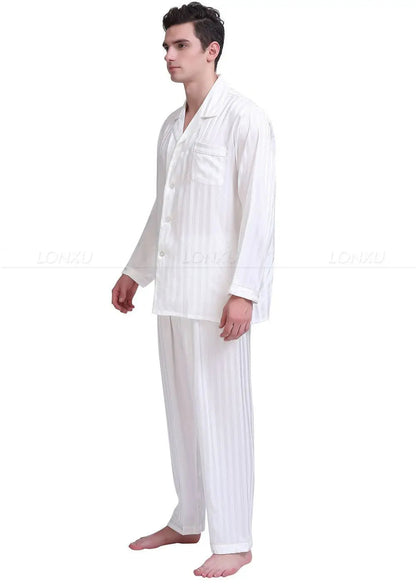 Sammy Jackson™ Luxury Pyjama | Strakke zijden pyjama voor heren