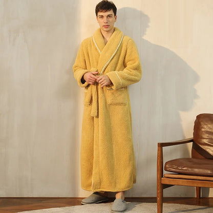 Sammy Jackson™ WinterWrap Badjas | Pluizige badjas met omslagkraag