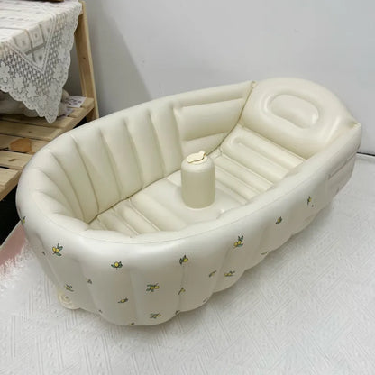 BubbleNest Opblaasbaar Babybadje – Lichtgewicht BPA-vrij bad voor reizen & klein wonen