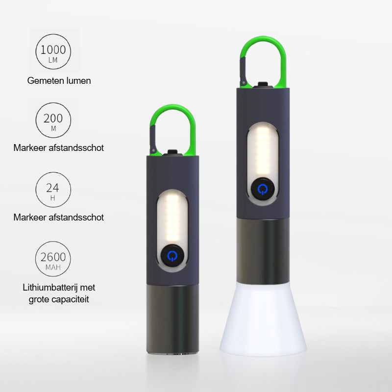 Zoombare LED-zaklamp
