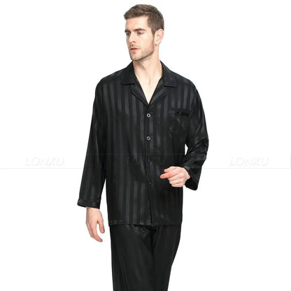 Sammy Jackson™ Luxury Pyjama | Strakke zijden pyjama voor heren