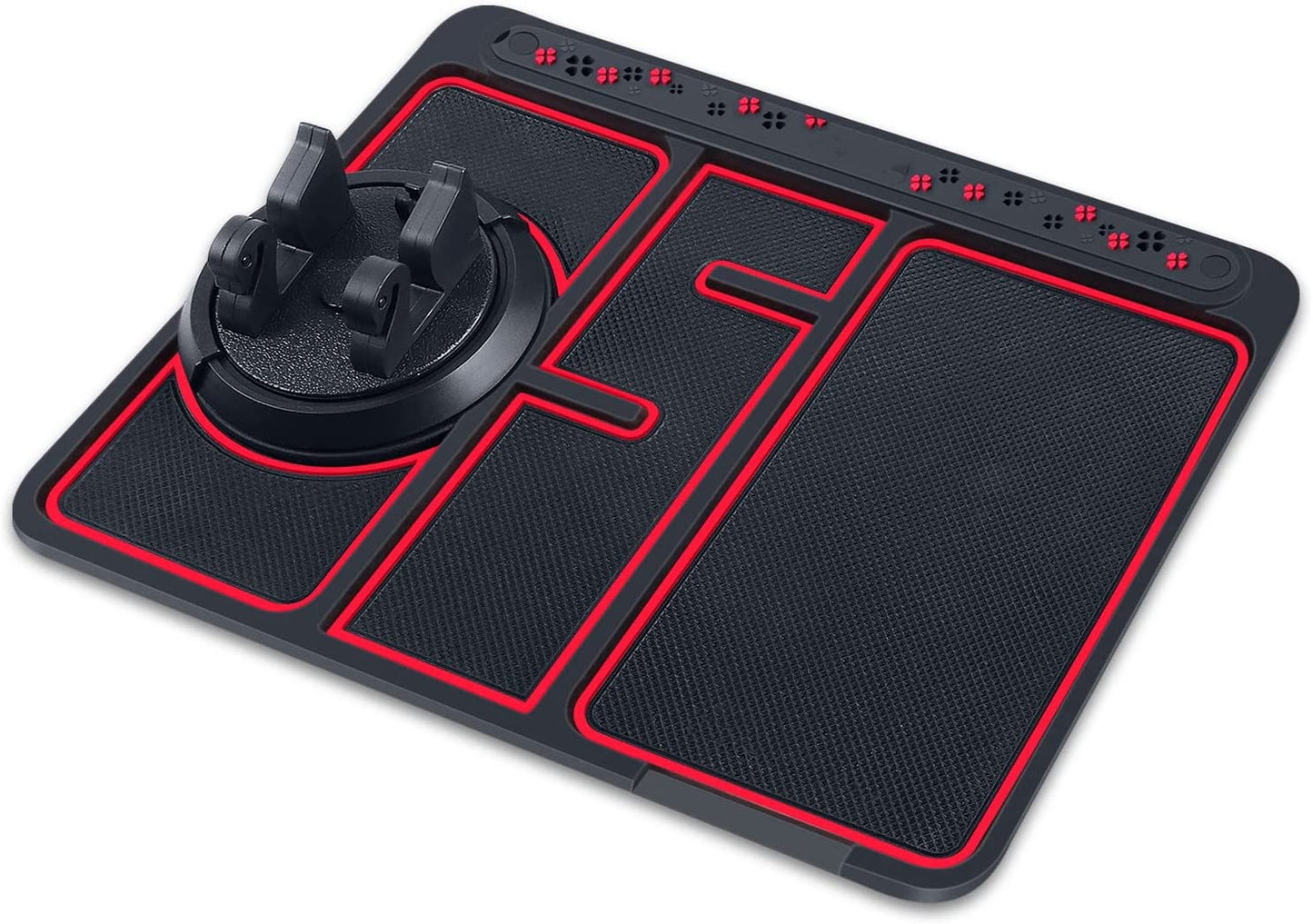 DriveDeck - Mat voor Telefoonhouder op Dashboard - Rood