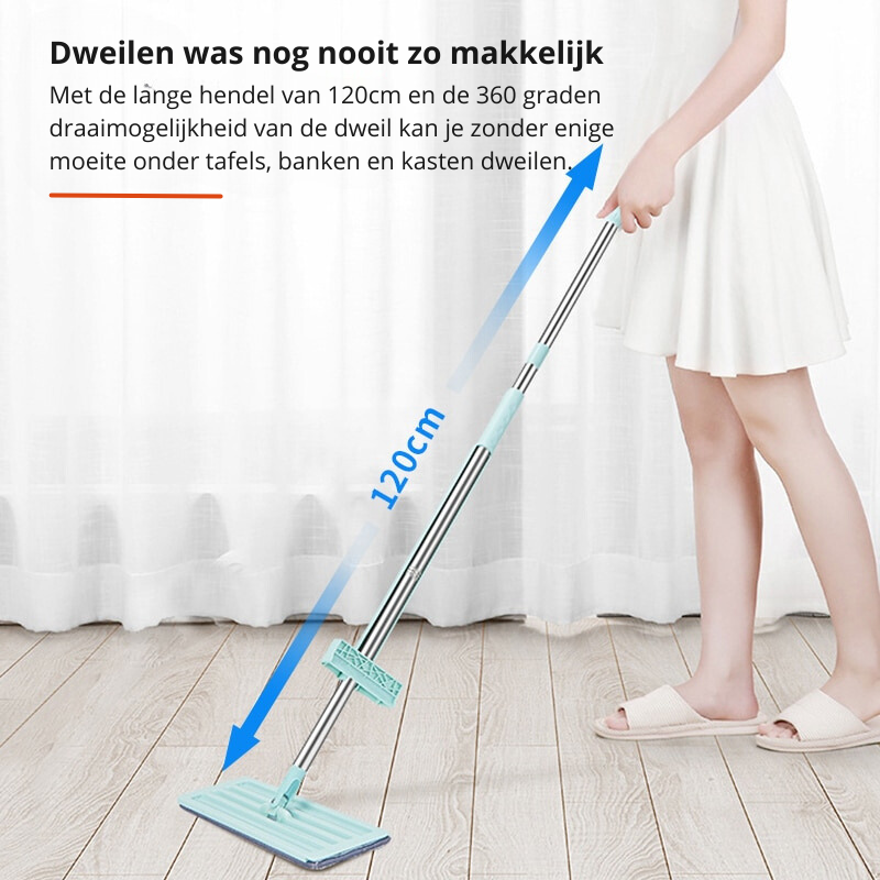 EasyMop - Bespaar Tijd en Moeite met de Handige Squeeze Reinigingsfunctie