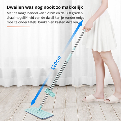 EasyMop - Bespaar Tijd en Moeite met de Handige Squeeze Reinigingsfunctie