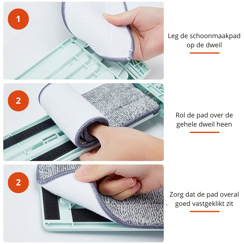 EasyMop - Bespaar Tijd en Moeite met de Handige Squeeze Reinigingsfunctie