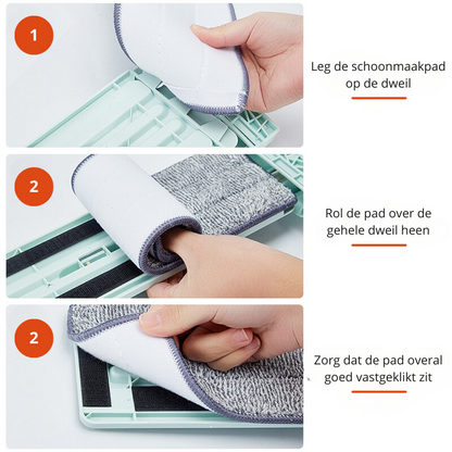 EasyMop - Bespaar Tijd en Moeite met de Handige Squeeze Reinigingsfunctie