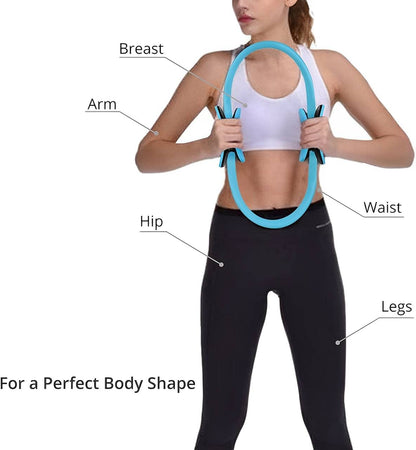 Pilates Ring voor Vrouwen – Elastische Pilates Ring voor Thuis en Krachttraining