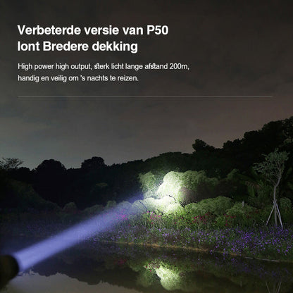 Zoombare LED-zaklamp