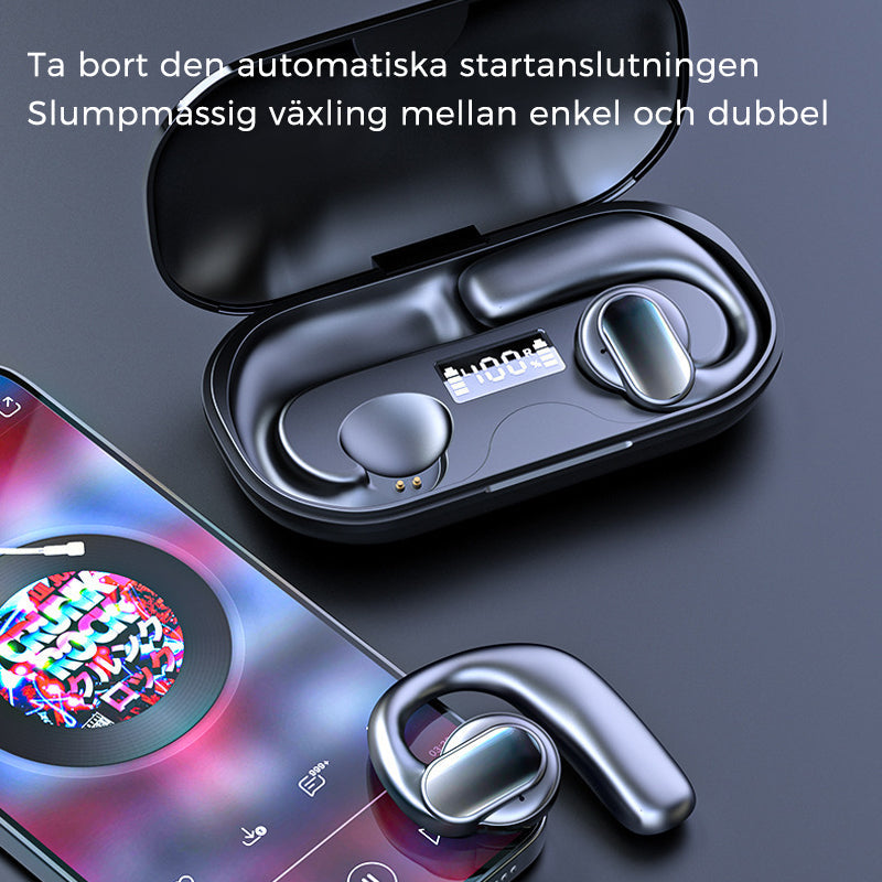 TWS draadloze digitale Bluetooth-oordopjes met beengeleiding