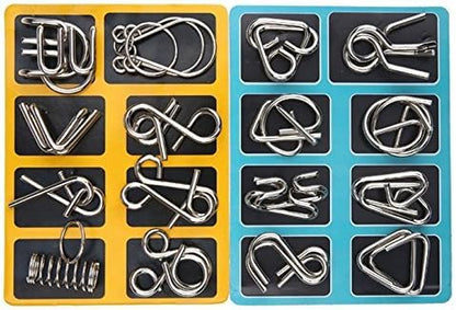 Metal Puzzle Ring Set™ - Metalen puzzelpret - Puzzelring