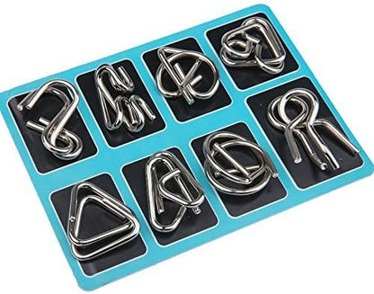 Metal Puzzle Ring Set™ - Metalen puzzelpret - Puzzelring