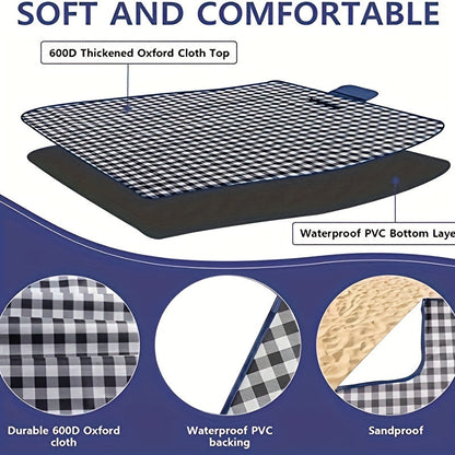 Extra Grote Waterdichte Picknickdeken – Opvouwbare Outdoor Mat