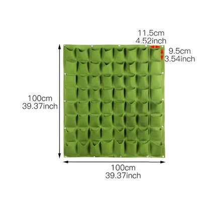 Hangende Tas voor de Tuin - Voor Hangplanten en Buitengebruik 2 Groen Raster
