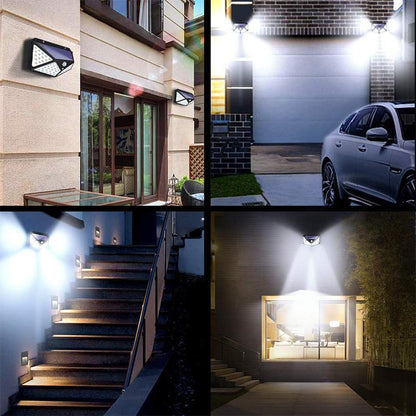 Waterdichte buitenlamp op zonne-energie 100 LED