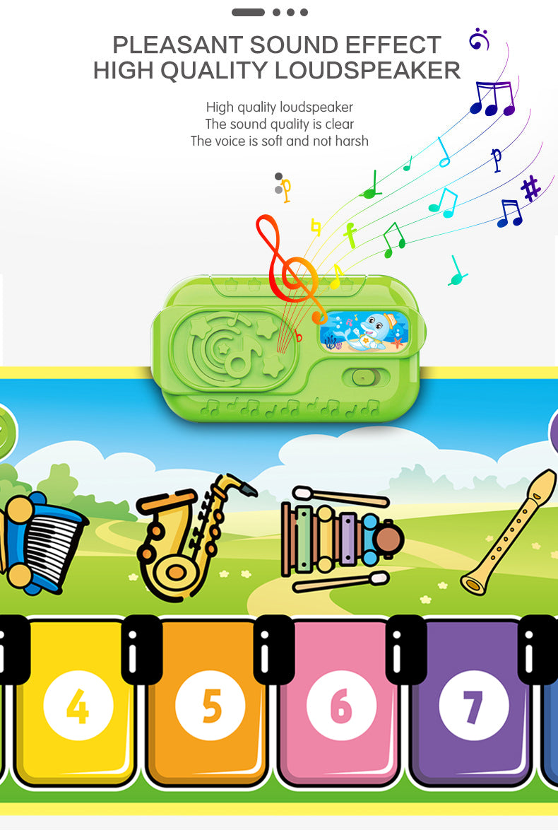 Piano Mat™ - Dansend op Noten - Muziekspeelgoed