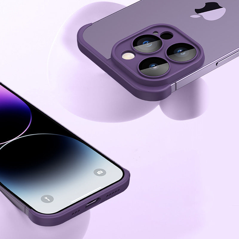 Apple-hoes met glazen lensfilm en hoekkussens