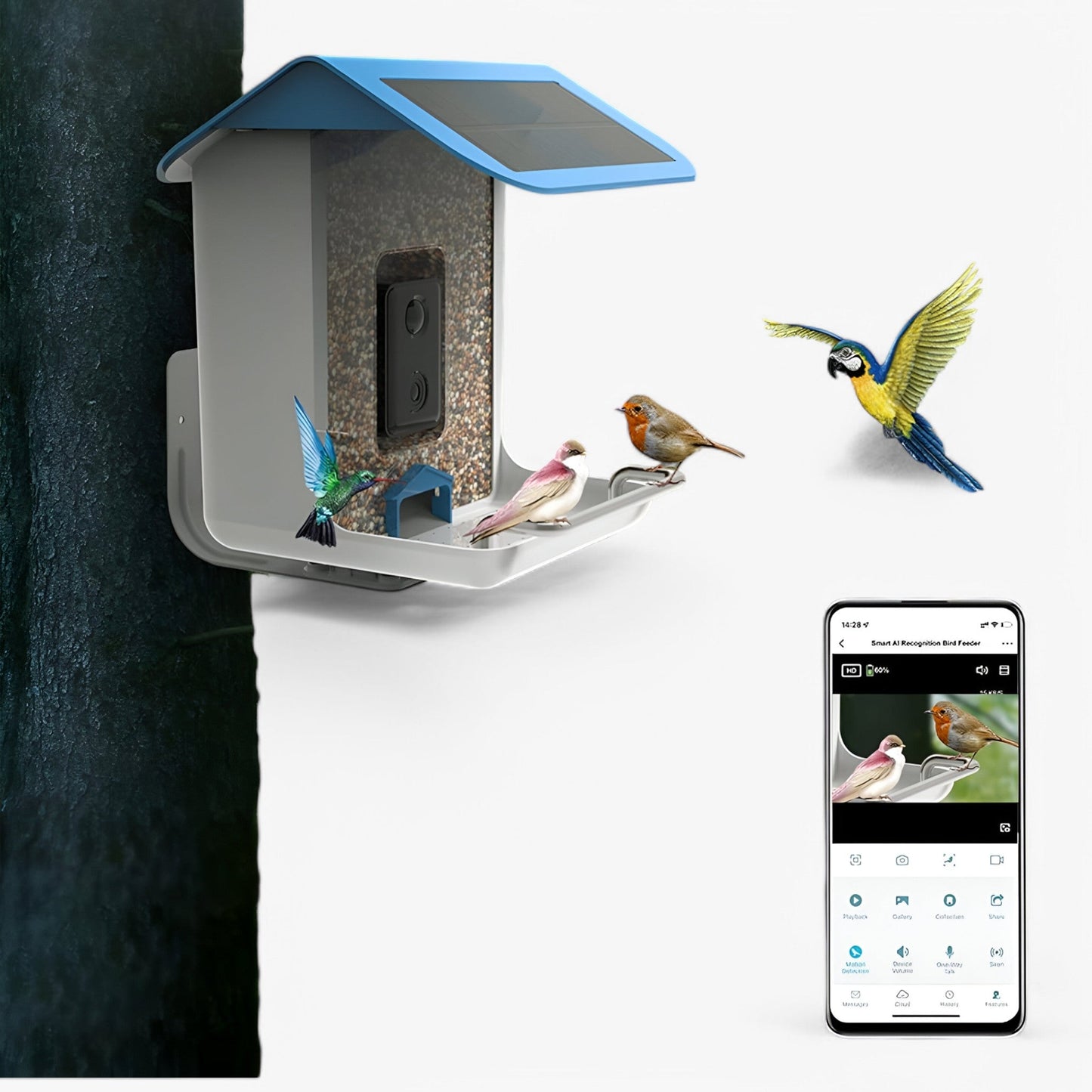 Smart Bird Feeder - Dierenbenodigdheden