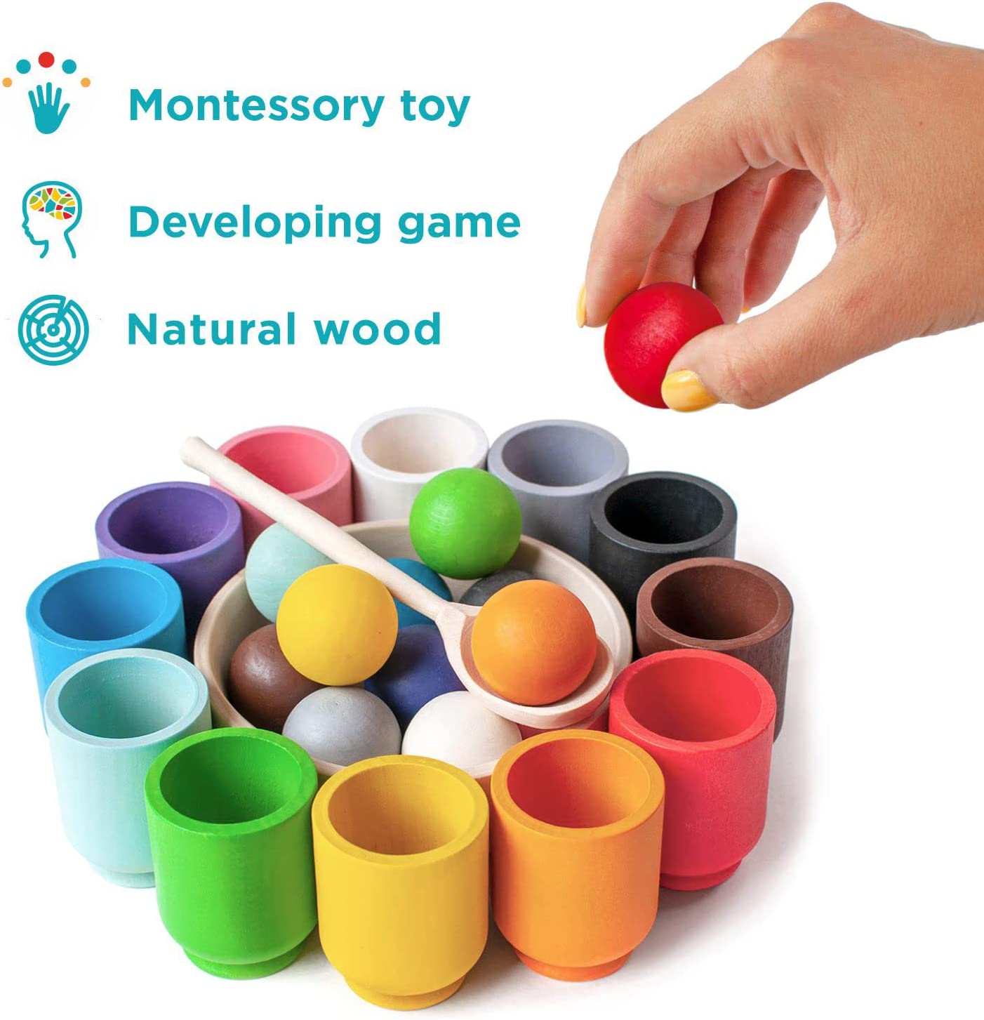Woods™ - Match de kleuren - Sorteerspel