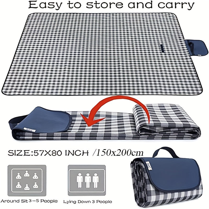 Extra Grote Waterdichte Picknickdeken – Opvouwbare Outdoor Mat
