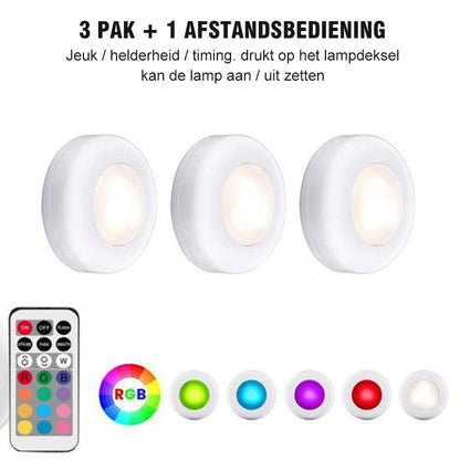 Op afstand bedienbaar, kleur veranderend nachtlampje