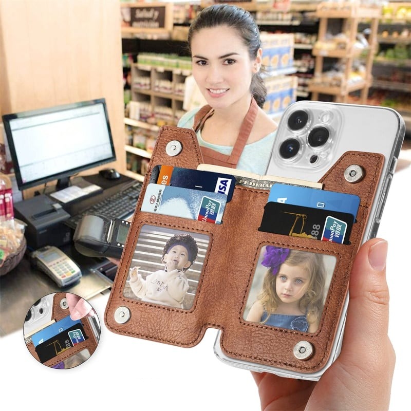 Portemonnee Zwart - PhoneCase - Telefoon Kaarthouder