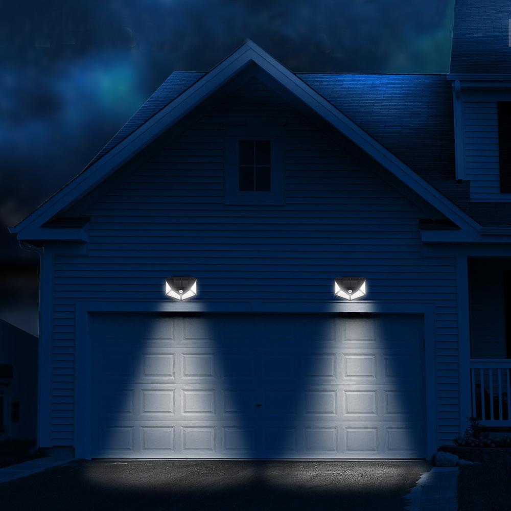 Waterdichte buitenlamp op zonne-energie 100 LED