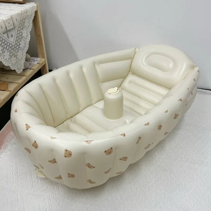 BubbleNest Opblaasbaar Babybadje – Lichtgewicht BPA-vrij bad voor reizen & klein wonen