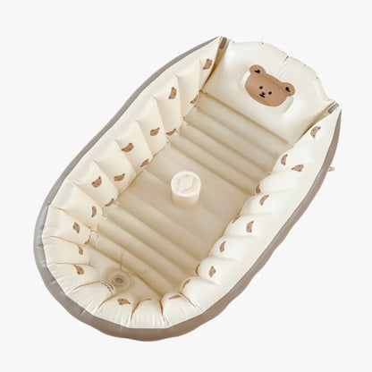 BubbleNest Opblaasbaar Babybadje – Lichtgewicht BPA-vrij bad voor reizen & klein wonen
