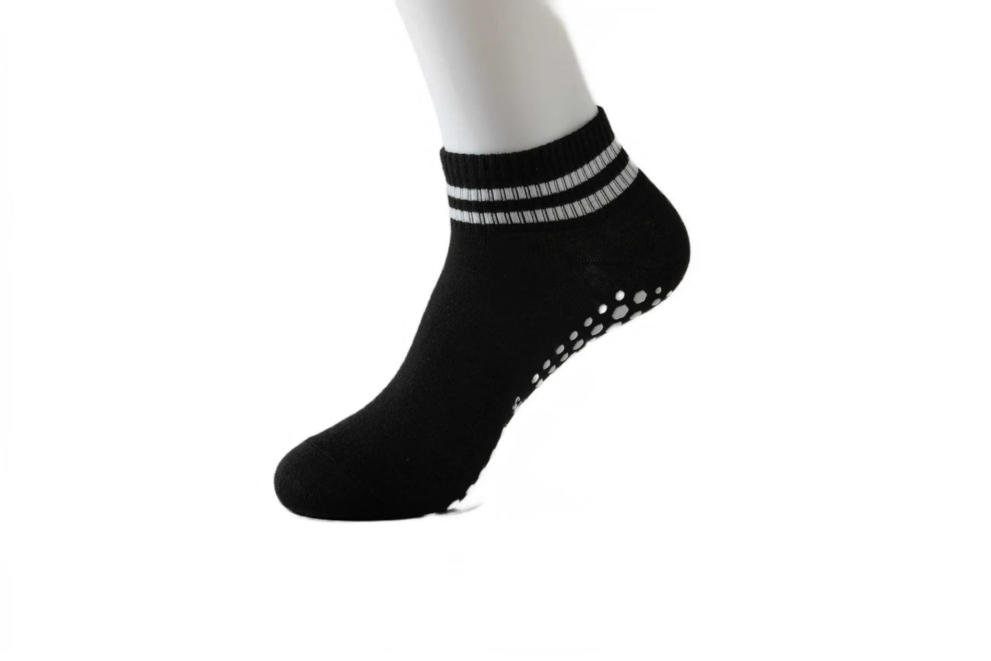 Antislip Sokken voor Pilates & Yoga met Witte Strepen