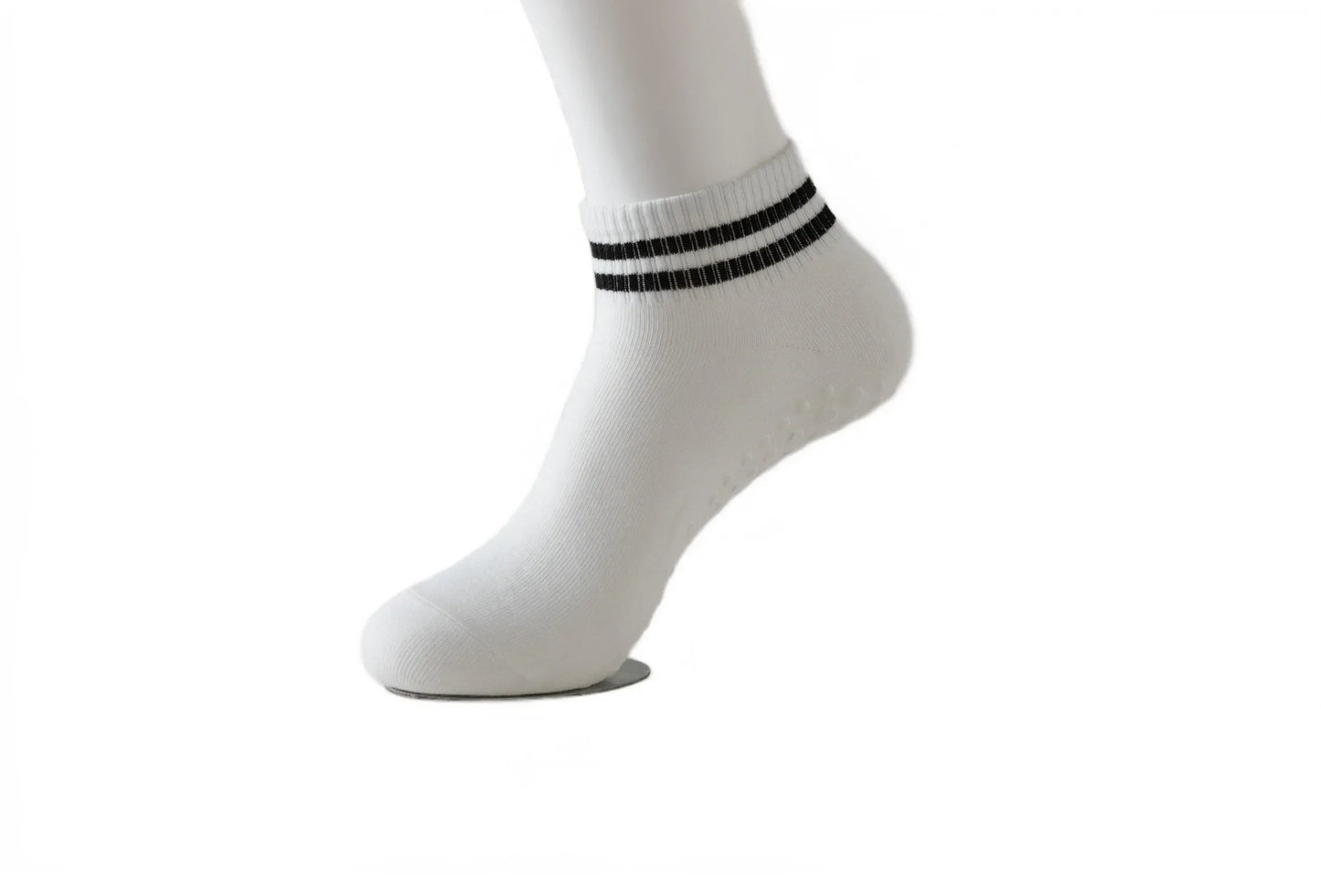 Antislip Sokken voor Pilates & Yoga met Witte Strepen