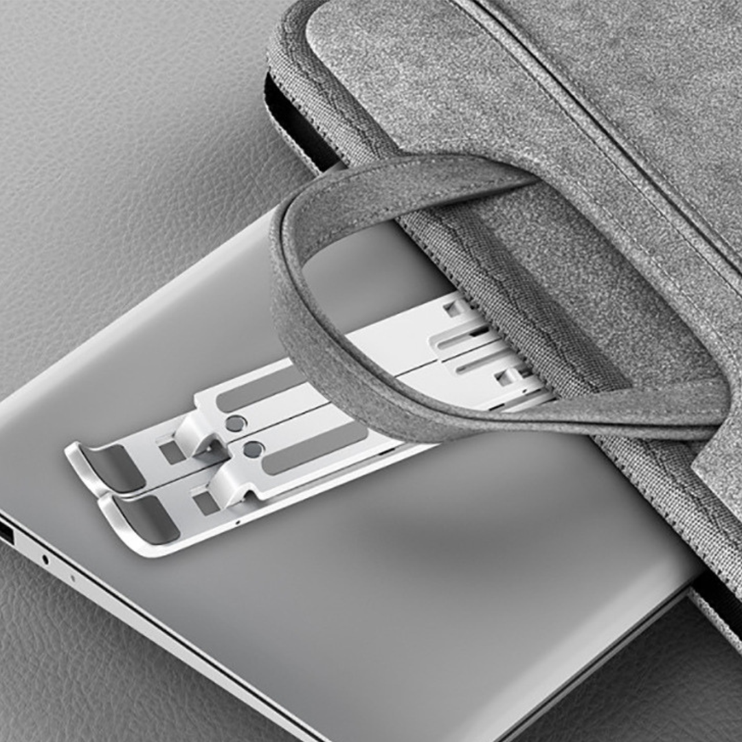 LaptopHolder - Laptop Houder voor Laptop Accessoires - Zilver