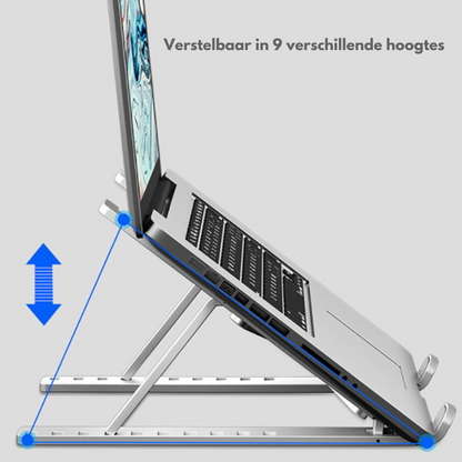 LaptopHolder - Laptop Houder voor Laptop Accessoires - Zilver