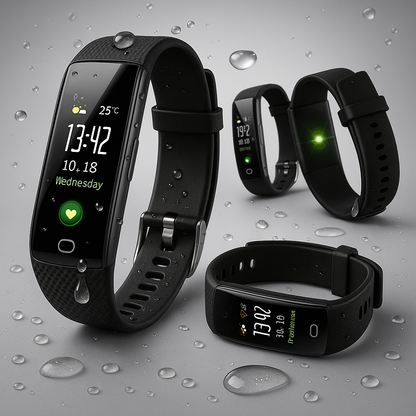 FitBand - Smart Watch Fitness Tracker – Hartslagmeter en Activiteitstracker met TPU Band