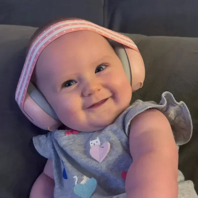 Comfortabele Gehoorbescherming voor Baby’s – Verstelbare Band & Veilig Geluidscomfort