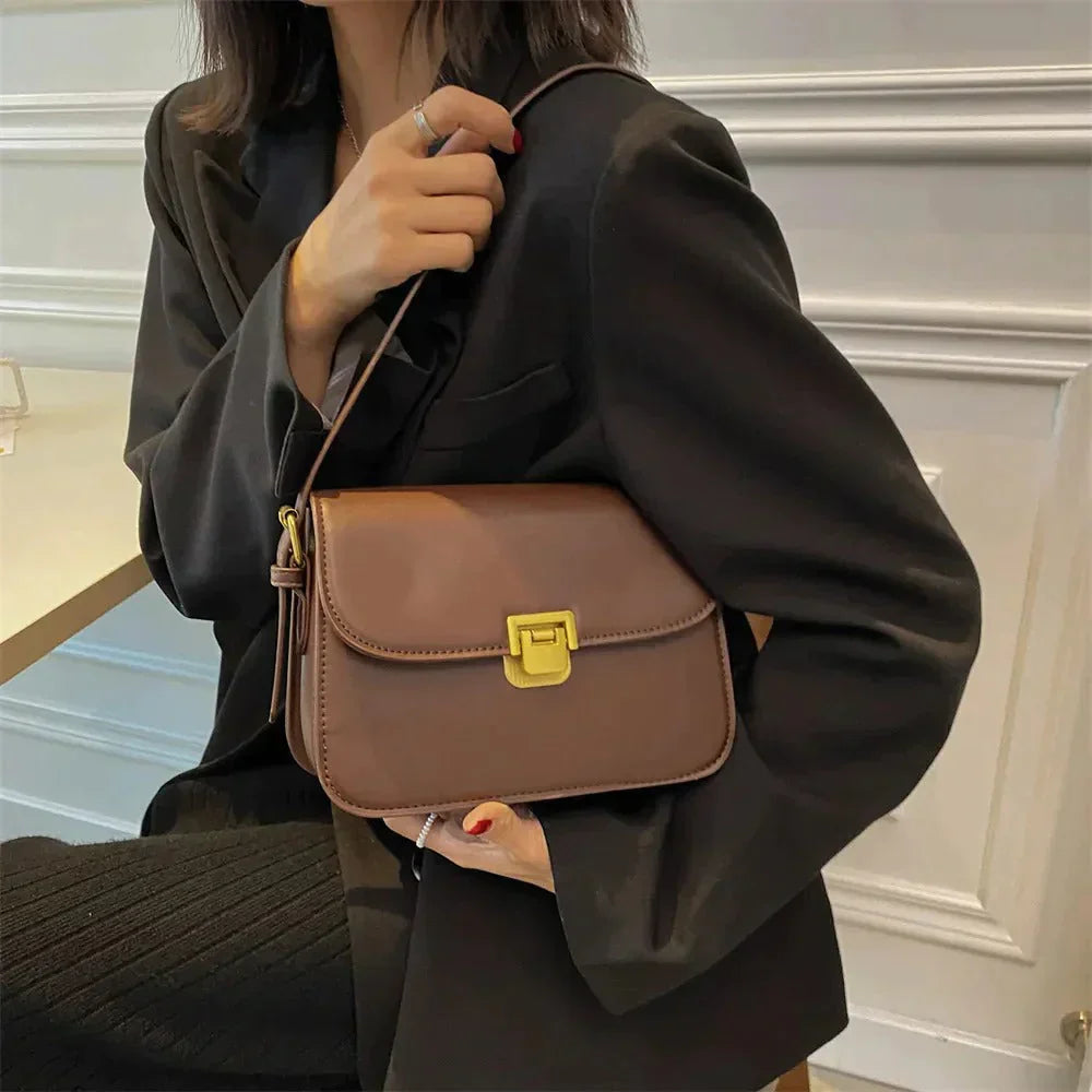 Schoudertas Leer Schwarz - Tas