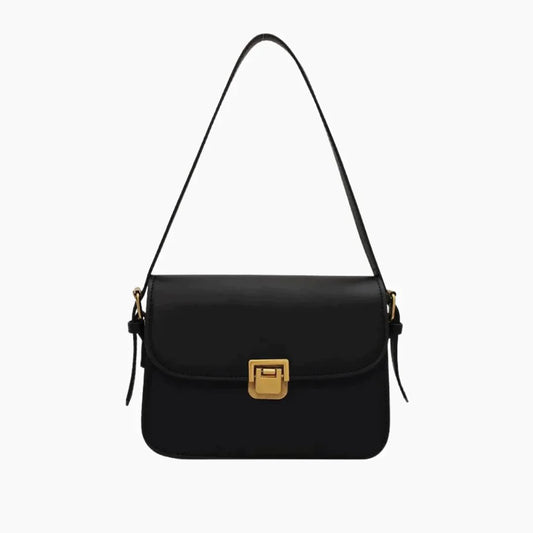 Schoudertas Leer Schwarz - Tas